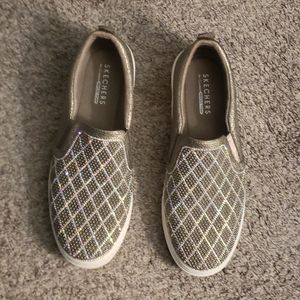 Skechers memory foam glittery shoes